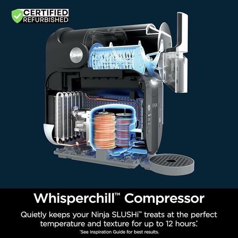 Ninja Slushi 72 Oz Maker Profession Frozen Frozen ، 3 إعدادات مسبقة Slushie Machine (متجدد) in Saudi Arabia