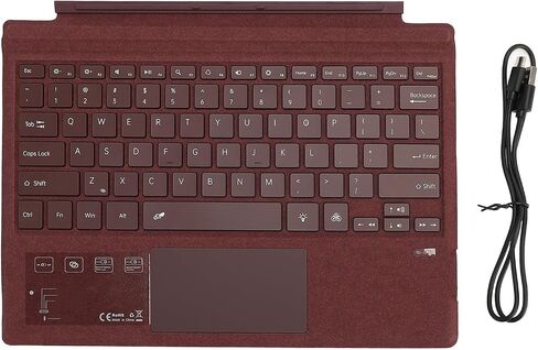 Dpofirs Wireless BT RGB Backlit Tablet Keyboard with Control Touch Panel for Pro Series, Magnetic Connection, Applicable Scenario: Business Travelers (Blue) in Kuwait