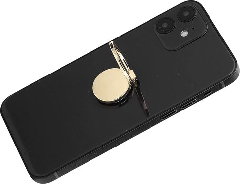 Magnetic Phone Ring Holder, Magnetic Cell Phone Grip Stand Finger Ring Kickstand with 360° Rotation for Mobile Phones Tablets (Silver) in Saudi Arabia