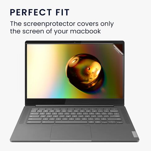 واقي شاشة kwmobile متوافق مع Lenovo Chromebook IdeaPad Slim 3 14 بوصة - واقي شاشة غير لامع مضاد للوهج in Saudi Arabia