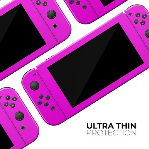 Design Skinz - متوافق مع Nintendo DSi XL - غطاء حماية من الفينيل مقاوم للخدش وقابل للإزالة - وردي فاقع V2 in Saudi Arabia