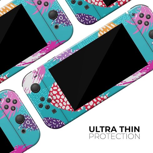 Design Skinz - Compatible with Nintendo DSi XL - Skin Decal Protective Scratch-Resistant Removable Vinyl Wrap Cover - Retro Summer Pineapple v1 in Saudi Arabia
