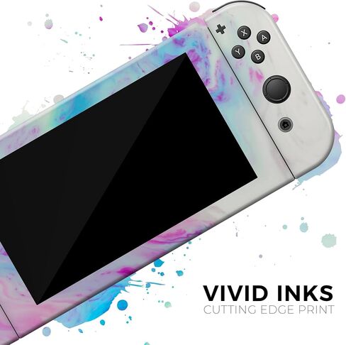 Design Skinz - متوافق مع Nintendo DSi XL - غطاء حماية من الفينيل قابل للإزالة ومقاوم للخدش - أزرق ناعم رخامي V32 in Saudi Arabia
