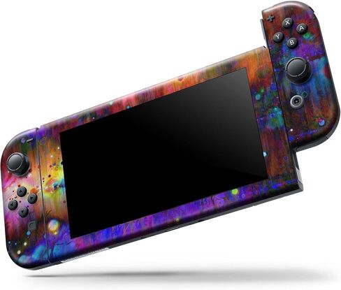 تصميم Skinz متوافق مع Nintendo DSi XL غطاء حماية من الفينيل مقاوم للخدش وقابل للإزالة - سطح مختلط بطلاء نيون in Saudi Arabia
