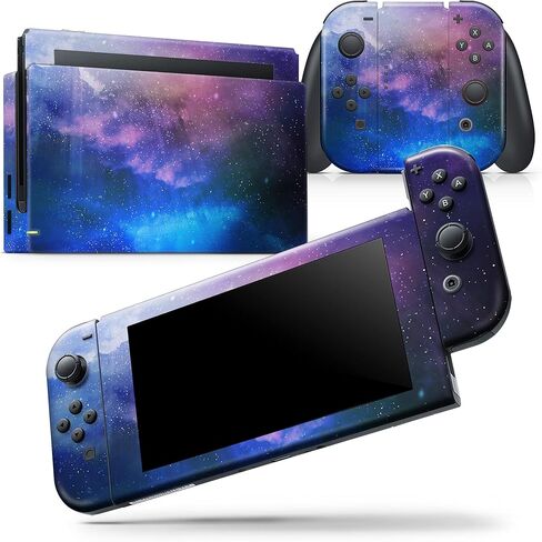 Design Skinz - متوافق مع Nintendo DSi XL - غطاء حماية من الفينيل قابل للإزالة ومقاوم للخدش - أشعة ضوء الفضاء in Saudi Arabia