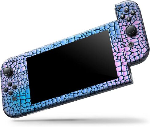 Design Skinz Compatible with Nintendo DSi XL Skin Decal Protective Scratch-Resistant Removable Vinyl Wrap Cover - Neon Vibrant Snake Skin Pattern in Saudi Arabia