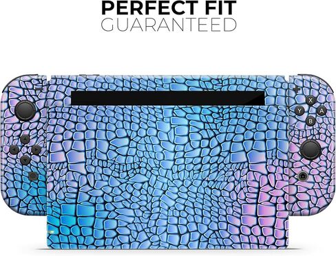 Design Skinz Compatible with Nintendo DSi XL Skin Decal Protective Scratch-Resistant Removable Vinyl Wrap Cover - Neon Vibrant Snake Skin Pattern in Saudi Arabia