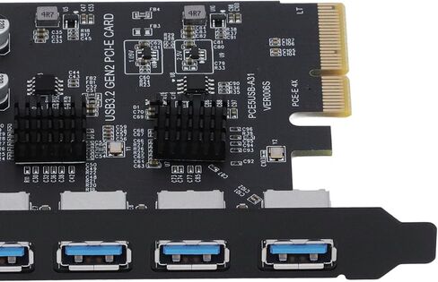 بطاقة توسيع Dpofirs USB 3.2 Gen 2، USB 3. اكتب بطاقة متوافقة على نطاق واسع ذات 5 منافذ للاستبدال in Saudi Arabia