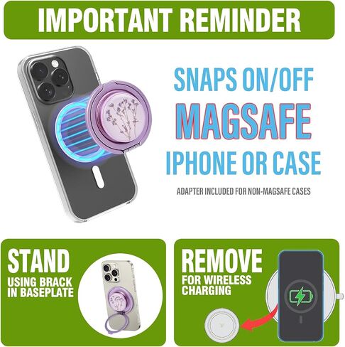 قبضة الهاتف الخلوي مع مسند، تثبيت آمن لحافظات iPhone، حامل هاتف سطح المكتب قابل للطي وقابل للتعديل متوافق مع قاعدة تثبيت (ألياف الكربون البرتقالية) in Kuwait