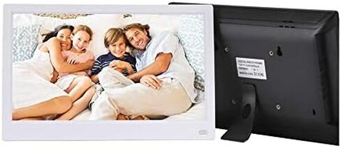 إطار صور رقمي مقاس 11.6 بوصة، لوحة IPS، دقة عالية 1920 × 1080، مع مستشعر حركة ومشغل فيديو، أبيض. in Saudi Arabia