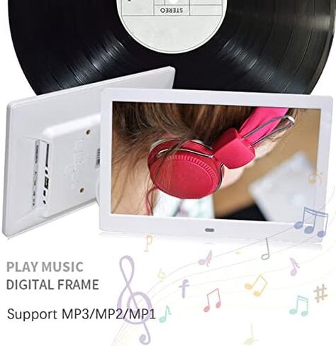 إطار صور رقمي مقاس 15.4 بوصة، شاشة عرض عالية الوضوح 1280x800، يدعم تشغيل MP3/MP4، ويأتي مع جهاز تحكم عن بعد، وساعة رقمية وتقويم، ويدعم لغات متعددة. in Saudi Arabia