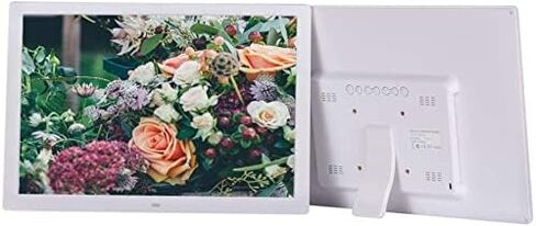 إطار صور رقمي مقاس 17 بوصة، شاشة IPS كاملة الوضوح 1440x900، مشغل صور/موسيقى/فيديو، وظائف التقويم وساعة المنبه، جهاز التحكم عن بعد، يدعم بطاقات USB وSD. in Saudi Arabia