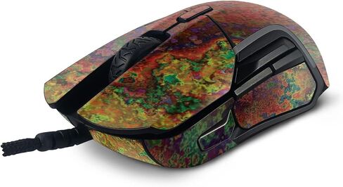 MightySkins Skin Compatible with SteelSeries Rival 5 Gaming Mouse - Rust | Protective, Durable, and Unique Vinyl Decal wrap Cover | Easy to Apply, Remove, and Change Styles | Made in The USA in Saudi Arabia