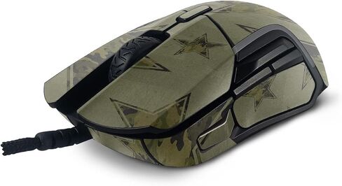 غلاف MightySkins متوافق مع ماوس الألعاب SteelSeries Rival 5 - Army Star | غطاء ملتف واقٍ ومتين وفريد ​​من نوعه من الفينيل | سهل التطبيق والإزالة وتغيير الأنماط | صنع في الولايات المتحدة الأمريكية in Saudi Arabia