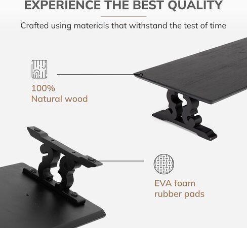 Anji Mountain Monitor Stand - Desktop Organizer & Laptop Riser, Ergonomic Monitor Riser, Space-Saving Monitor Stand for Desk, Durable Construction, Easy Assembly, Ideal for Home & Office in Saudi Arabia