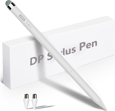 قلم ستايلس (طرف مزدوج) لقلم سامسونج جالاكسي تاب A9+، تاب A9 / تاب A8 قلم ستايلس لجهاز سامسونج جالاكسي تاب A9 A8 A7 قلم لوحي لأنظمة iOS/أندرويد/السطحية لجميع الأجهزة التي تعمل باللمس (أبيض) in Kuwait