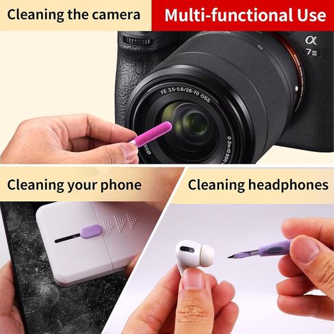 Keyboard Cleaning Brush Laptop Cleaner, 10-in-1 Computer Screen Cleaning Accessories for iPad iPhone, Blue in Saudi Arabia