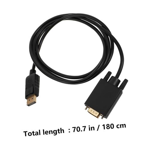 منفذ عرض Uonlytech بطول 1.8 متر إلى كابل Vga إلى كابل عرض محول Vga لربط أجهزة الكمبيوتر المحمولة المتوافقة in Kuwait