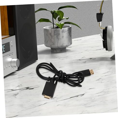 منفذ عرض Uonlytech بطول 1.8 متر إلى كابل Vga إلى كابل عرض محول Vga لربط أجهزة الكمبيوتر المحمولة المتوافقة in Kuwait