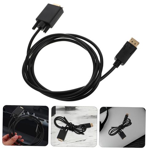 منفذ عرض Uonlytech بطول 1.8 متر إلى كابل Vga إلى كابل عرض محول Vga لربط أجهزة الكمبيوتر المحمولة المتوافقة in Kuwait