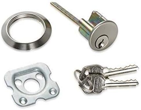 قفل حافة Deadbolt Deadbolt ، أقفال عتيقة مع مفاتيح للباب الأمامي ، الذهب الانتهاء من مجموعتين in Kuwait