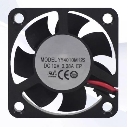 YY4010M12S DC 12V 0.08A 40x40x10mm 2-Wire Cooling Fan in Saudi Arabia