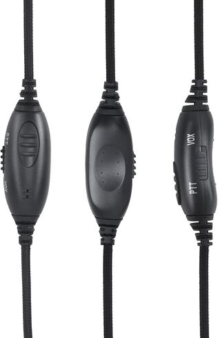 Renastar K1 2 دبوس اسلكية تخاطب فوق سماعة أذن غطاء للأذنين مع Vox Boom Mic علوية 2-Way راديو سماعة أذن ل Baofeng UV-5R in Kuwait