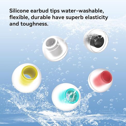 5 Pairs IEM Ear Tips for KZ ZS10 Pro in Ear Monitors, KBEAR 07 Silicone Earbuds Eartips for KZ ZAR CCA CRA Moondrop Chu CCZ Melody DC02 MC02 DC03 DC01-PRO KBEAR KS1 TANGZU Wan'er (Multicolor, 5 Sizes) in Kuwait