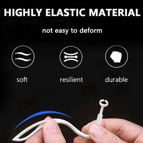 Ear Hooks Compatible with AirPods Pro 2nd Generation/ 1st Gen[Multi-Dimensional Adjustable] Accessories Compatible with Apple AirPods 3 2 1 Gen(White) in Saudi Arabia