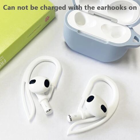 Ear Hooks Compatible with AirPods Pro 2nd Generation/ 1st Gen[Multi-Dimensional Adjustable] Accessories Compatible with Apple AirPods 3 2 1 Gen(White) in Saudi Arabia