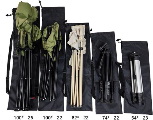 Tripod Carrier Case Drawstring Pouch Container Canopy Pole Organizer Multifunction Storage Bag for Trekking Poles Monopod, 82cmx22cm in Kuwait