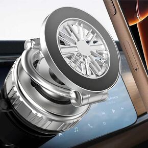 Magnetic Vacuum Car Phone Holder with Strong Suction Cup 360° Adjustable Foldable Phone Mount Portable Phone Holders for Your Car/Gym/Mirror Mount for iPhone & Android in Kuwait