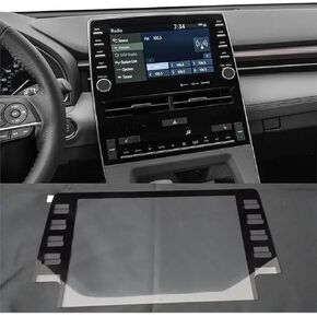 واقي شاشة السيارة لسيارة Toyota Avalon 2018-2022، شاشة عرض ملاحة GPS طبقة حماية من الزجاج المقسى لشاشة اللمس مضادة للخدش in Saudi Arabia