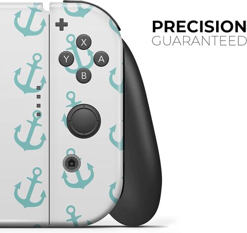 Design Skinz - Compatible with Nintendo DSi XL - Skin Decal Protective Scratch-Resistant Removable Vinyl Wrap Cover - Teal Micro Anchors in Saudi Arabia