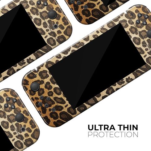 Design Skinz - متوافق مع Nintendo 2DS XL - غطاء حماية من الفينيل مقاوم للخدش وقابل للإزالة - طباعة ليوبارد نابضة بالحياة V23 in Saudi Arabia