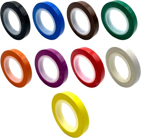 Medikrebs Tape for Surgical Instruments Identification Marking Autoclave Tape 200'' L x 0.25'' W 3M (9 Rolls) in Saudi Arabia