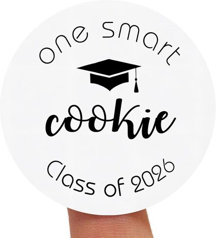 ZLKAPT Graduation Decorations - 60pcs ONE SMART COOKIE Class of 2023 Party Favor Stickers in Saudi Arabia