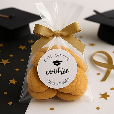 ZLKAPT Graduation Decorations - 60pcs ONE SMART COOKIE Class of 2023 Party Favor Stickers in Saudi Arabia