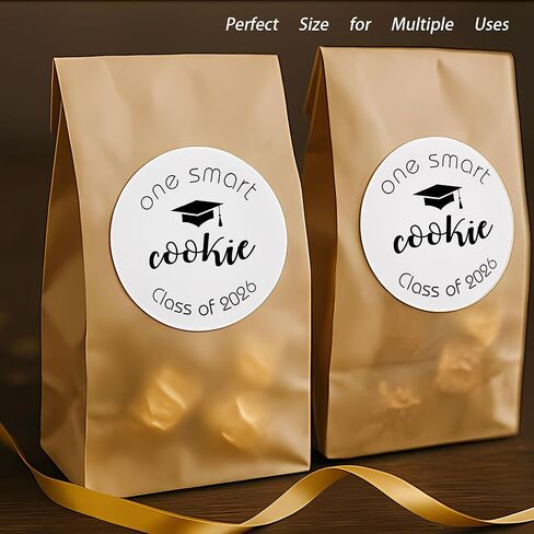 ZLKAPT Graduation Decorations - 60pcs ONE SMART COOKIE Class of 2023 Party Favor Stickers in Saudi Arabia