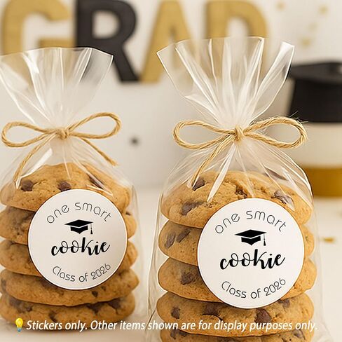 ZLKAPT Graduation Decorations - 60pcs ONE SMART COOKIE Class of 2023 Party Favor Stickers in Saudi Arabia
