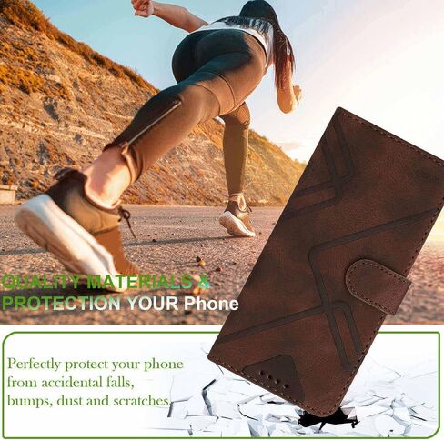 for Moto G Stylus 2025 Case Wallet, Card Holder Leather Kick-Stand, Wrist Strap, Magnetic Closure, Shockproof Protective Pattern Flip Cases Cover for Moto G Stylus - 2025 (Black) in Saudi Arabia