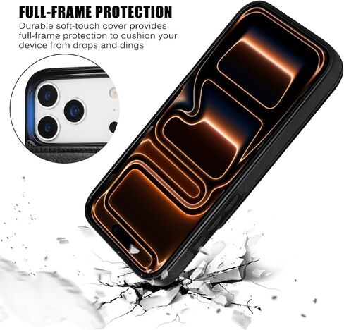 حافظة محفظة لهاتف iPhone 17 Pro Max مع واقي شاشة، حافظة واقية رفيعة من جلد البولي يوريثان مع حامل بطاقة [RFID Blocking] غطاء مسند 6.9 بوصة - أبيض in Saudi Arabia