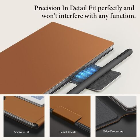 Ayotu Case for Remarkable Paper Pro Move 7.3", 1:1 Fit Smart Cover Book Folio with Auto Wake/Sleep, PU Leather Cover, Microfiber Lining, Strong Magnet(Standard Slim Case A-Leathers Brown) in Kuwait