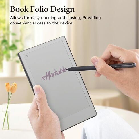 Ayotu Case for Remarkable Paper Pro Move 7.3", 1:1 Fit Smart Cover Book Folio with Auto Wake/Sleep, PU Leather Cover, Microfiber Lining, Strong Magnet(Standard Slim Case A-Leathers Brown) in Kuwait