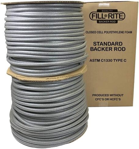 Foam Pre-Caulking Filler Rope Backer Rod Roll Bulk, 2500 Feet Length x .5 Inch Width, Grey Filler Rope in Saudi Arabia