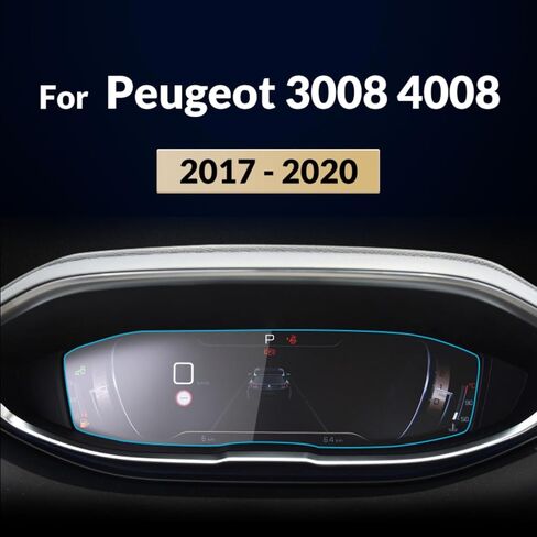 GREATROAD Navigation Screen Protector Compatible with 2017 2018 2019 2020 Peugeot 3008 4008 Accessories Touch Screen Protector Tempered Glass,navigatiom film Cover Anti-scratch Toughened Film in Saudi Arabia