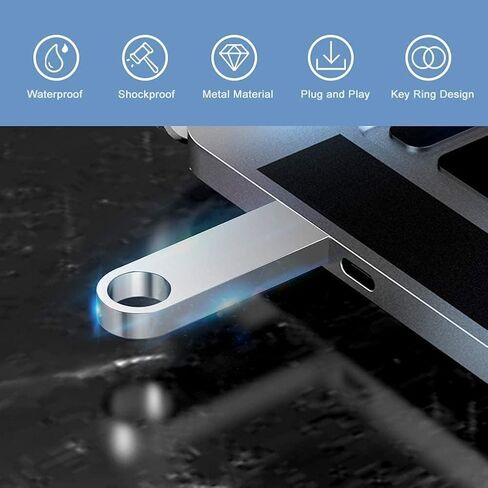Generic 5 حزمة محرك فلاش 64 جيجابايت USB 2.0 محرك فلاش محرك الإبهام USB Flash Driver Drive Pack Keychain Design Jump Drives Memory Stick لتخزين البيانات (5 Pack Swivel USB Blue، 64GB) in Saudi Arabia