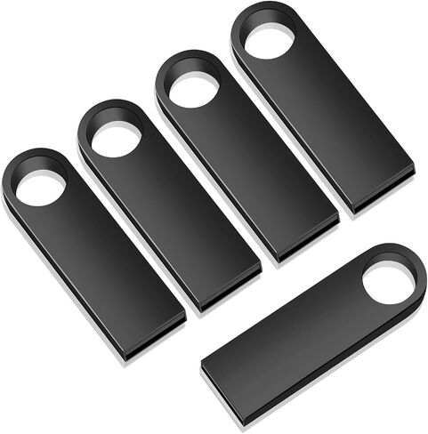Generic 5 حزمة محرك فلاش 64 جيجابايت USB 2.0 محرك فلاش محرك الإبهام USB Flash Driver Drive Pack Keychain Design Jump Drives Memory Stick لتخزين البيانات (5 Pack Swivel USB Blue، 64GB) in Saudi Arabia