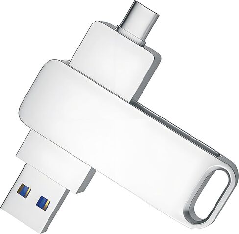 3.0 USB C Flash Drive with Type C and Type A Port,Memory Stick Thumb Drive,Storage and Backup for Smart Phones with OTG Function and Type C Port,Laptops,PC (64GB/Black) in Saudi Arabia