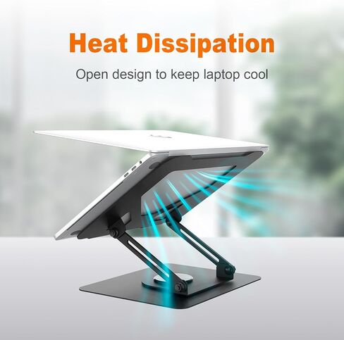 GRIFEMA Laptop Stand for Desk, 360 Swivel Adjustable Height Laptop Stand in Kuwait